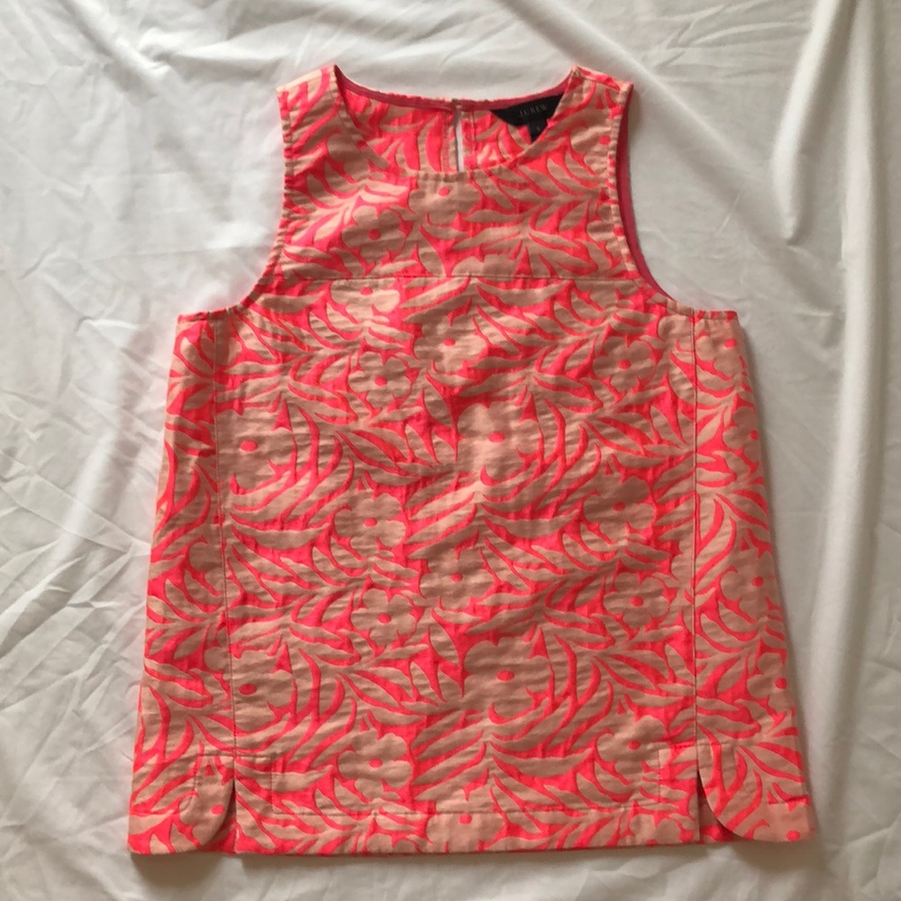 J Crew brocade top